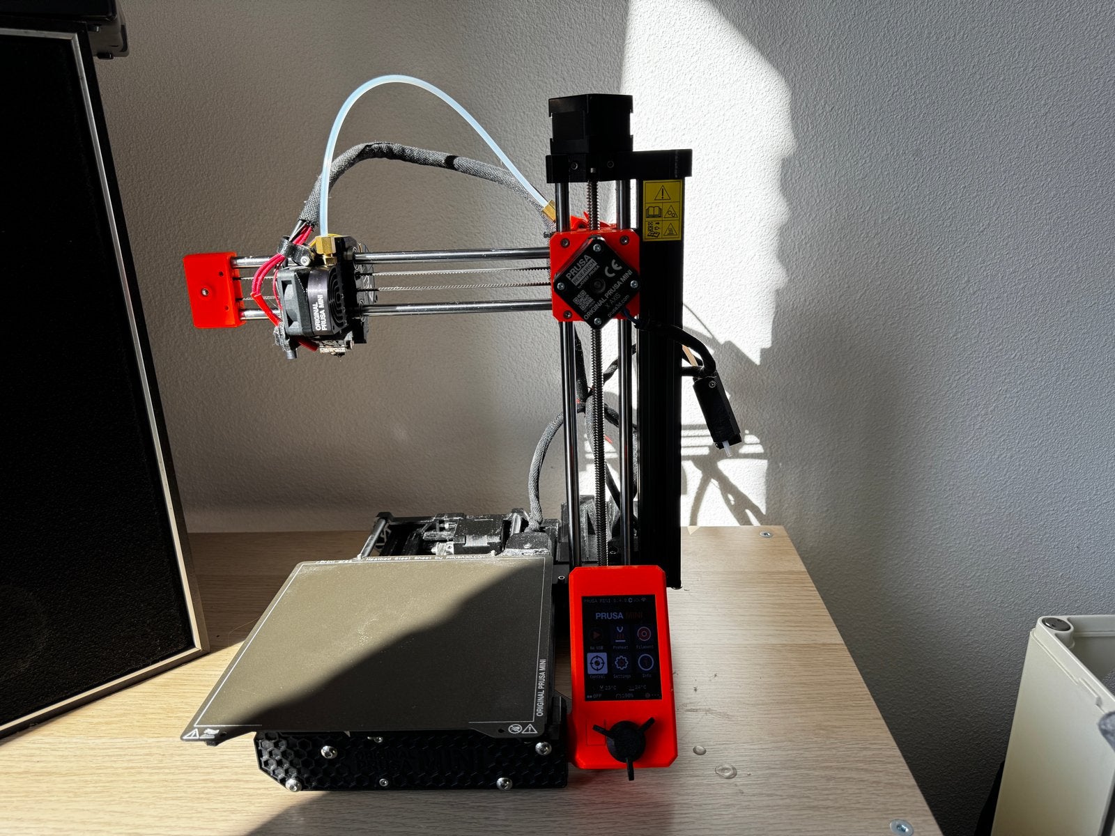 Prusa Mini+ 3D-printer - Zo goed als nieuw, Ophalen, Ingebouwde Wi-Fi, Zo goed als nieuw, Filament