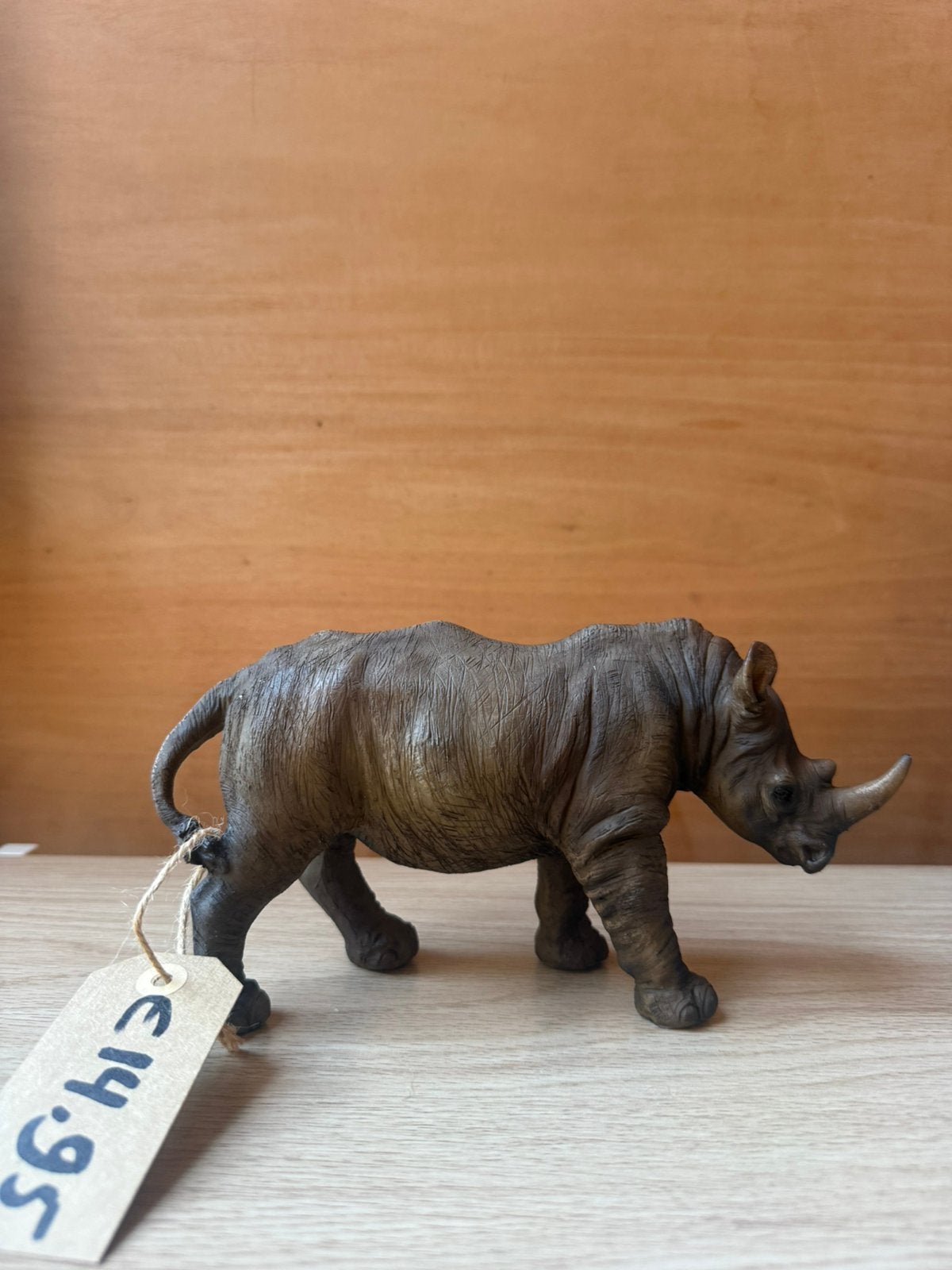 Neushoorn beeld 21 cm – jungle/safari decoratie, Ophalen of Verzenden