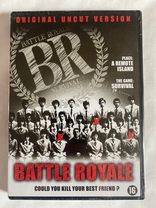 BATTLE ROYALE (IN SEAL) (DVD), Vanaf 16 jaar, Verzenden, Zo goed als nieuw, Overige genres