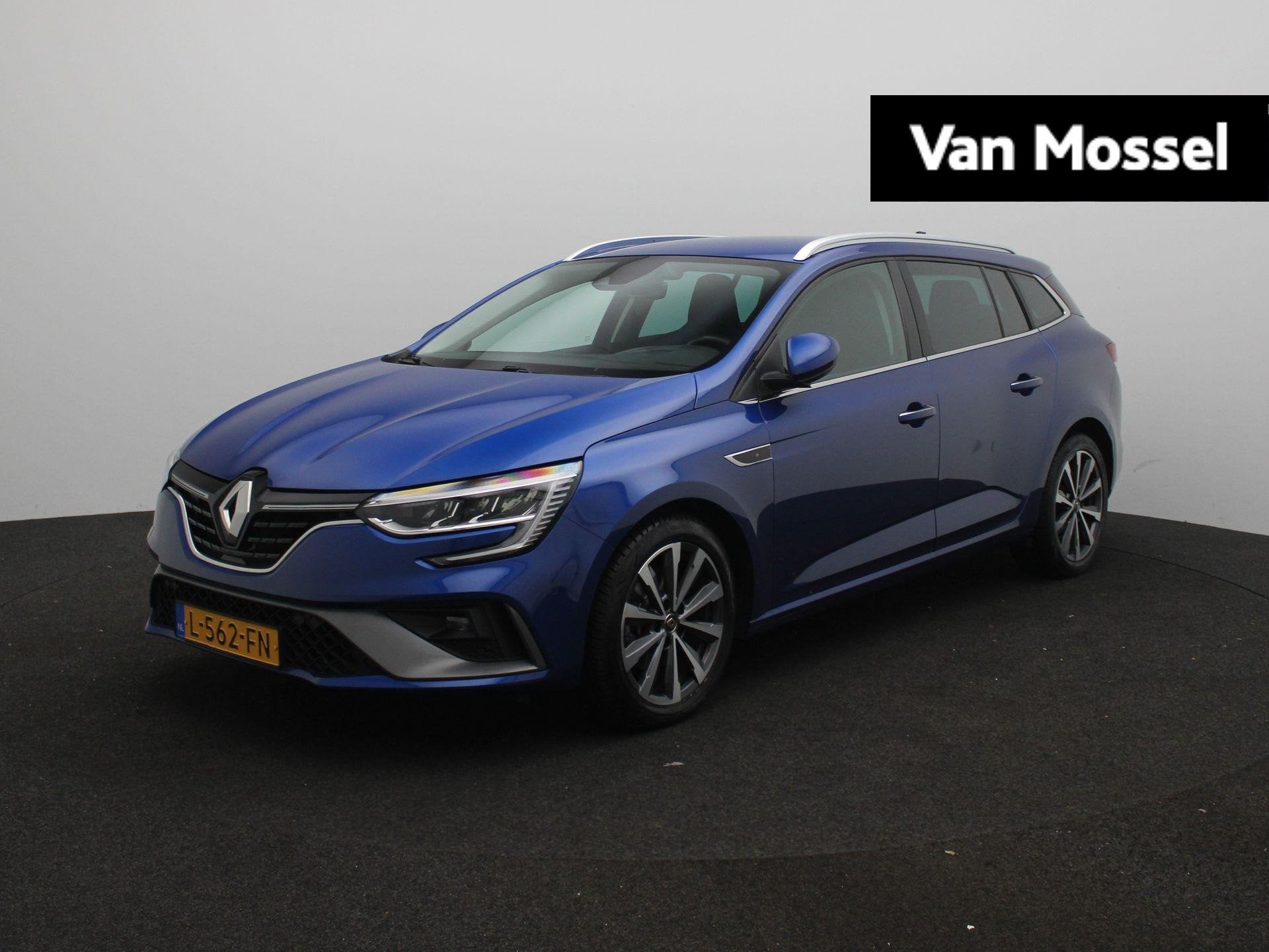 Renault Mégane Estate TCe R.S. Line | airco automatisch | A, Auto's, Gebruikt, Euro 6, 4 cilinders, Blauw