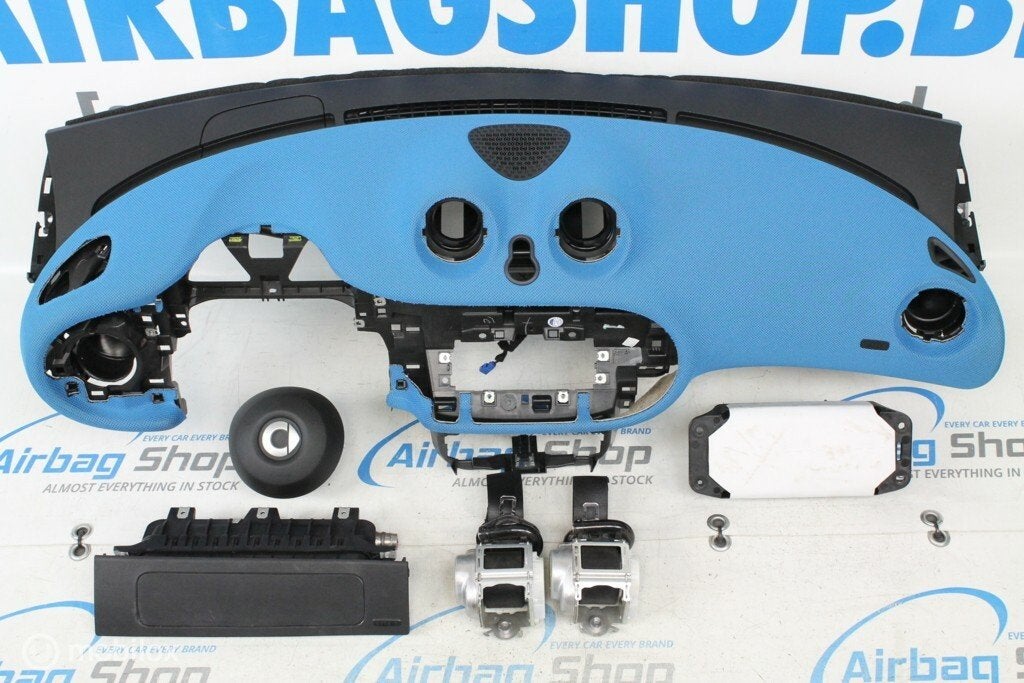 Airbag set Dashboard blauw Smart Fortwo 453 (2014-heden), Gebruikt, Ophalen of Verzenden