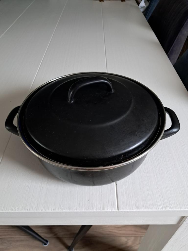 Pan, Huis en Inrichting, Keuken | Potten en Pannen, Ophalen of Verzenden, Zo goed als nieuw, Rvs, Koekenpan of Braadpan