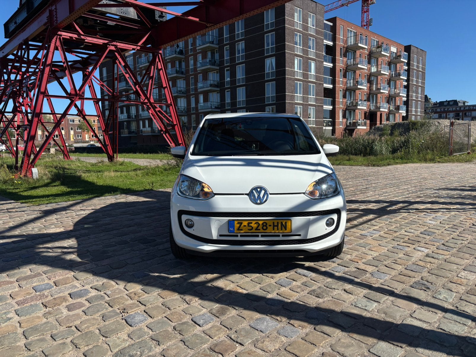 Volkswagen up! Club editie 1.0 44KW/60PK 3-DRS 2015 Wit, Auto's, Voorwielaandrijving, Euro 5, Stof, Wit