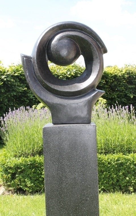 nieuw abstract beeld sculptuur tuinbeeld terrazzo steen, Ophalen, Nieuw, Steen, Abstract beeld