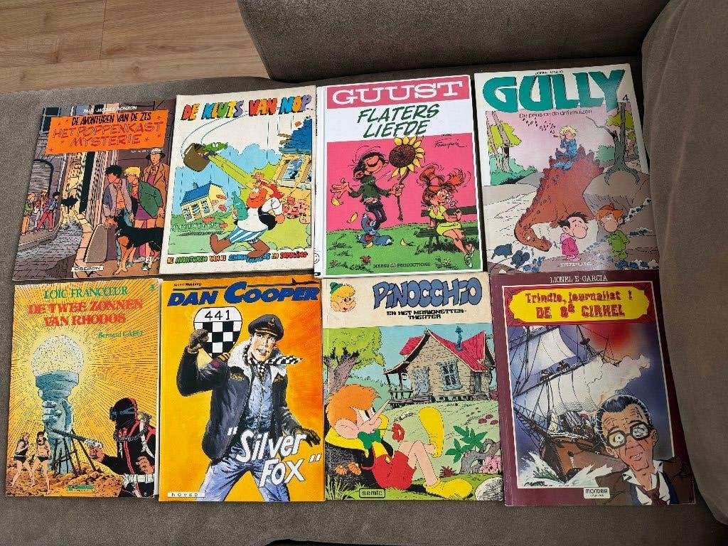 Strips:  Dan Cooper en andere, Boeken, Meerdere stripboeken, Ophalen of Verzenden, Gelezen