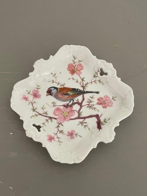 Klein sierlijk theezakjes schoteltje vogeltje Seltman Weiden, Ophalen