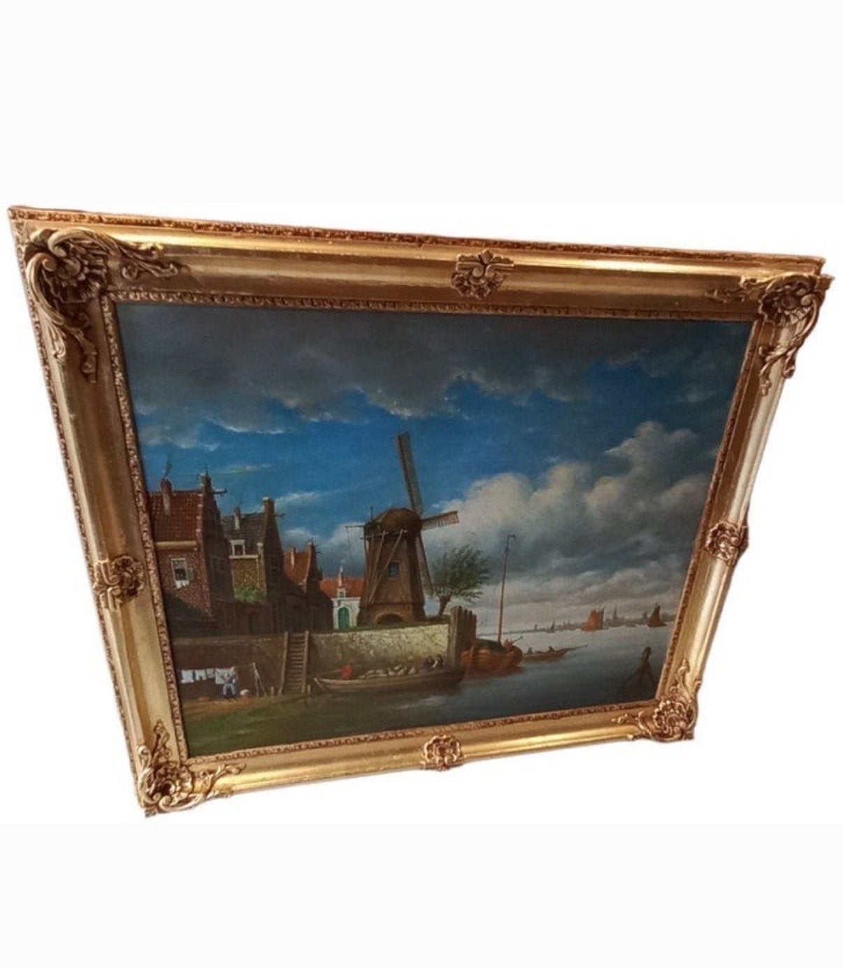 Jan Peypers (1871-1950) - Bij Dordrecht, Antiek en Kunst, Kunst | Schilderijen | Klassiek, Doek, Ophalen of Verzenden, Gesigneerd