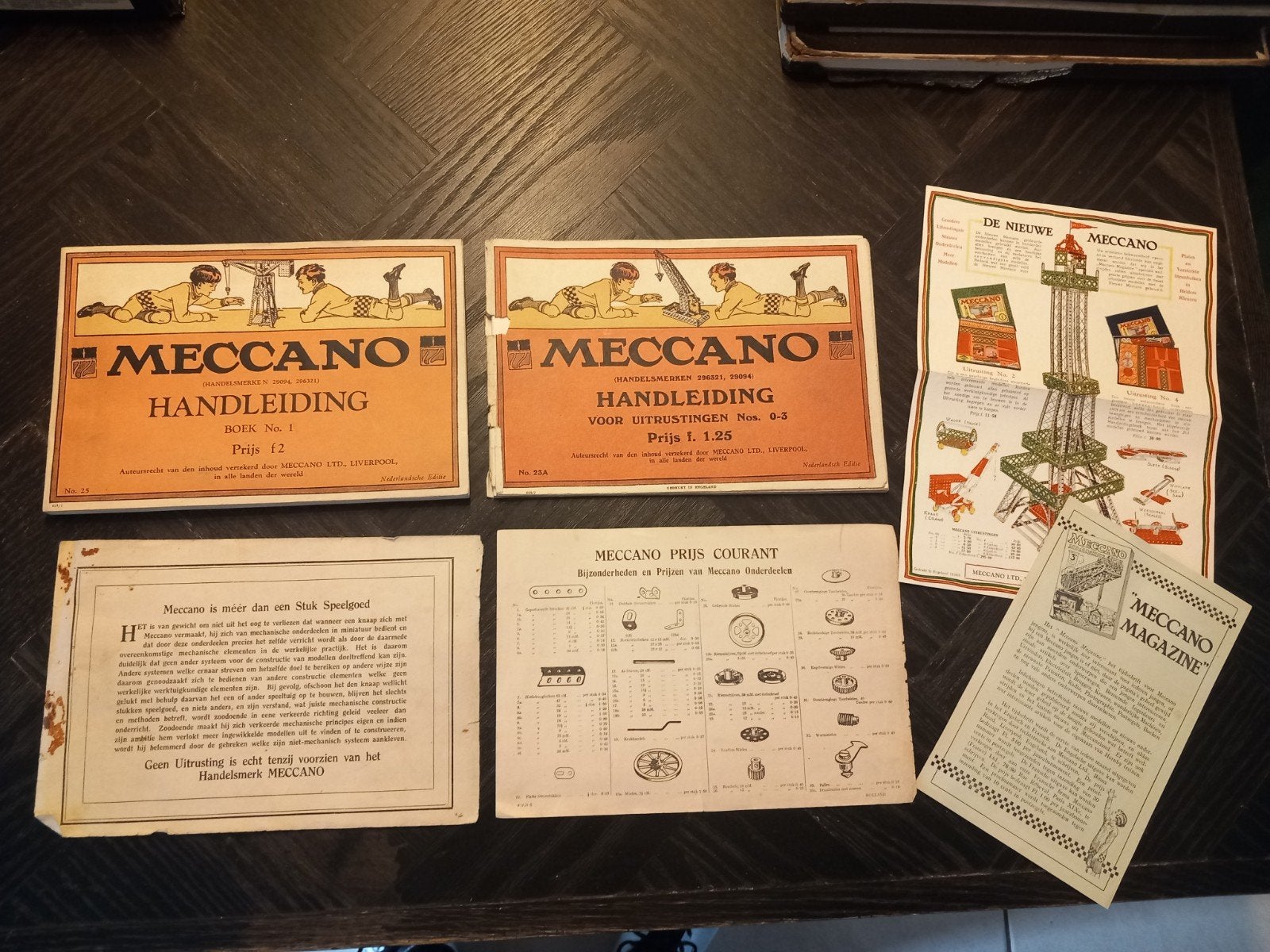 Vintage Meccano Handleidingen en Documentatie, Overige merken, Meccano Ltd., Gebruikt, Ophalen of Verzenden