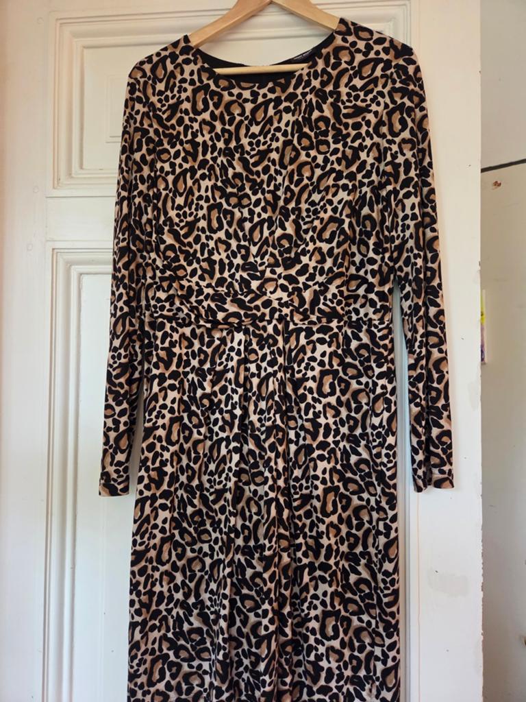 Jurk Gerry Weber maat 42, Kleding | Dames, Bruin, Maat 42/44 (L), Ophalen of Verzenden, Zo goed als nieuw
