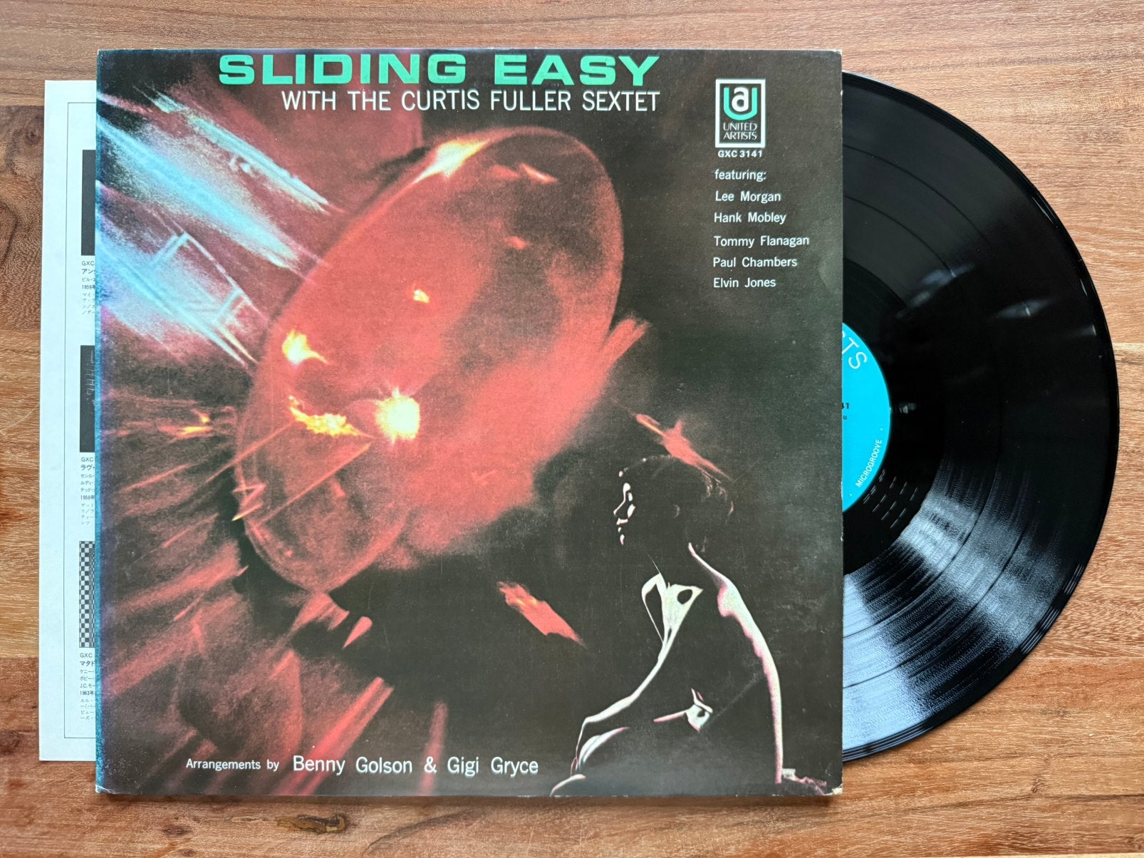The Curtis Fuller Sextet – Sliding Easy (Japan, 1976) LP, LP, Gebruikt, Inclusief insert, Ophalen of Verzenden
