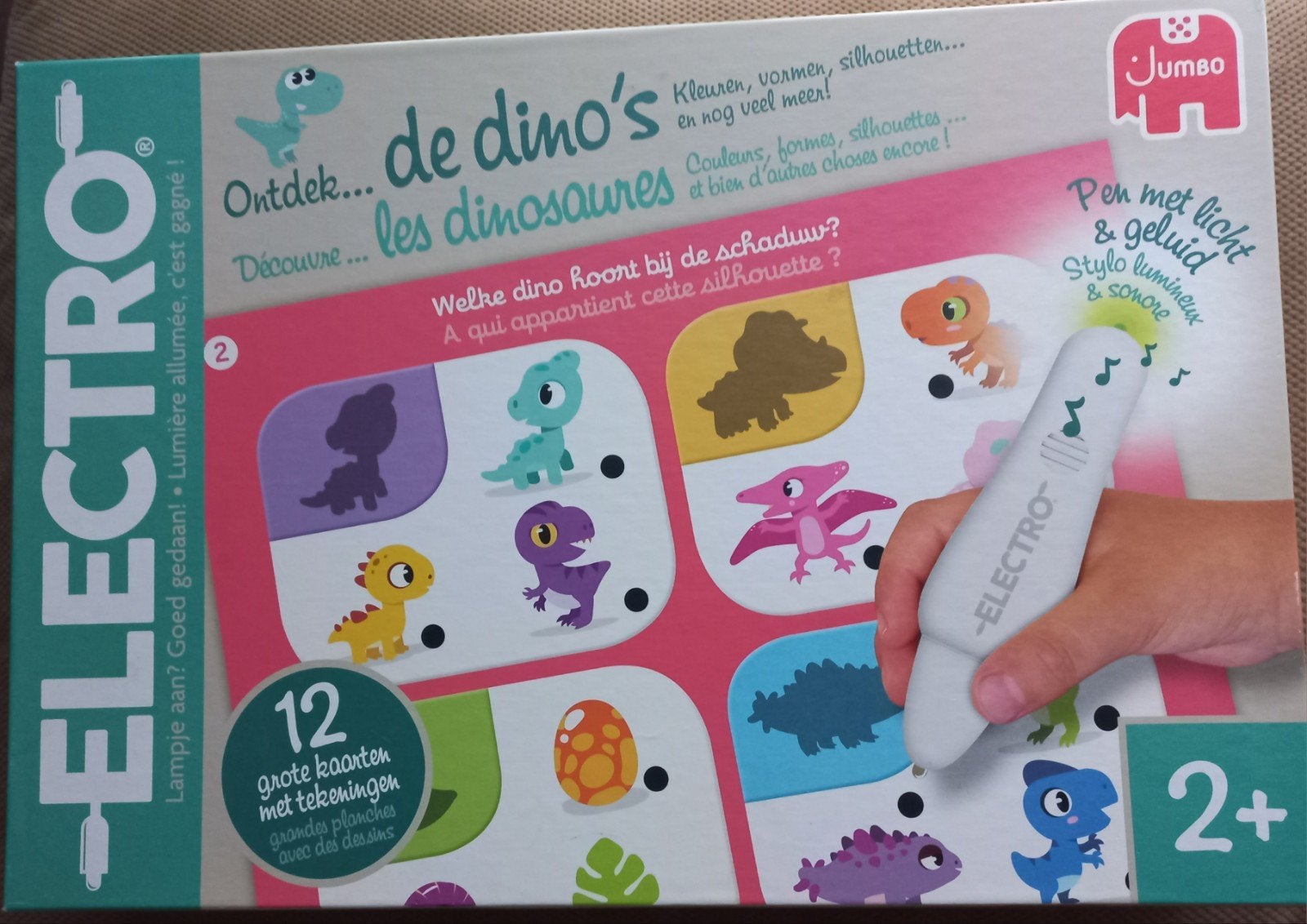 Jumbo Electro de Dino's - Interactief Leerplezier, Ophalen, Zo goed als nieuw, Met geluid