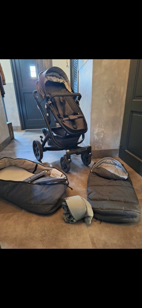Joolz Geo² kinderwagen, reiswieg, voetenzak, adapters, Gebruikt, Met reiswieg, Ophalen, Kinderwagen