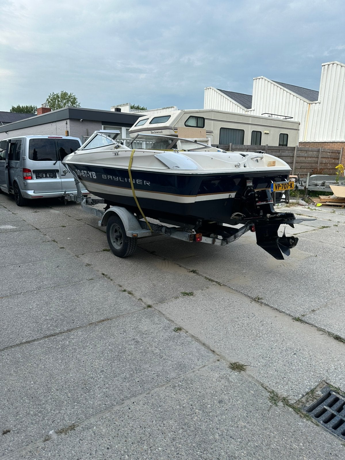 Bayliner 1750 ls bowrider, met stallingstrailer. Winterdeal!, Ophalen, Zo goed als nieuw, Bayliner