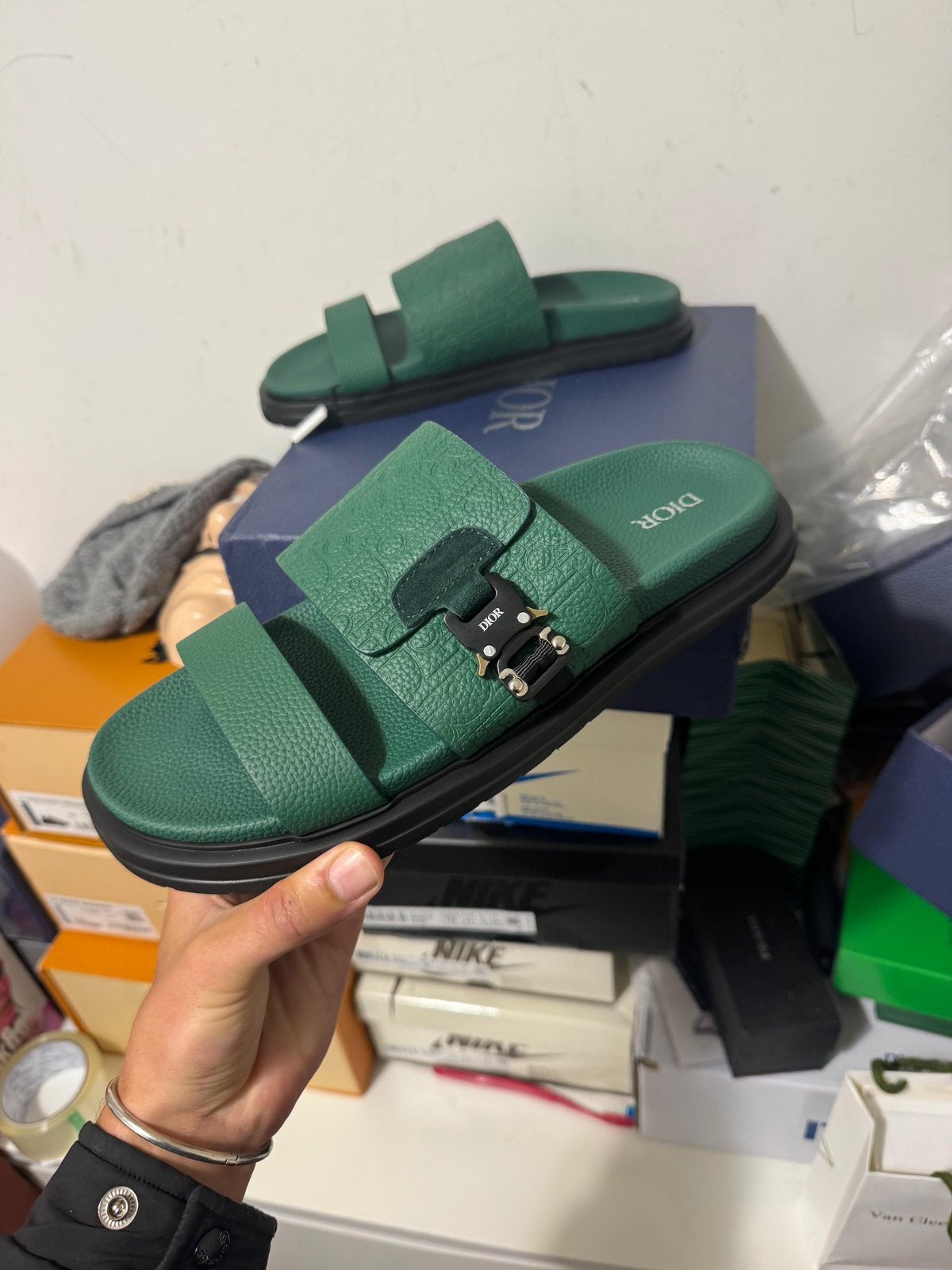Dior Aqua Sandal groen, Ophalen of Verzenden, Nieuw