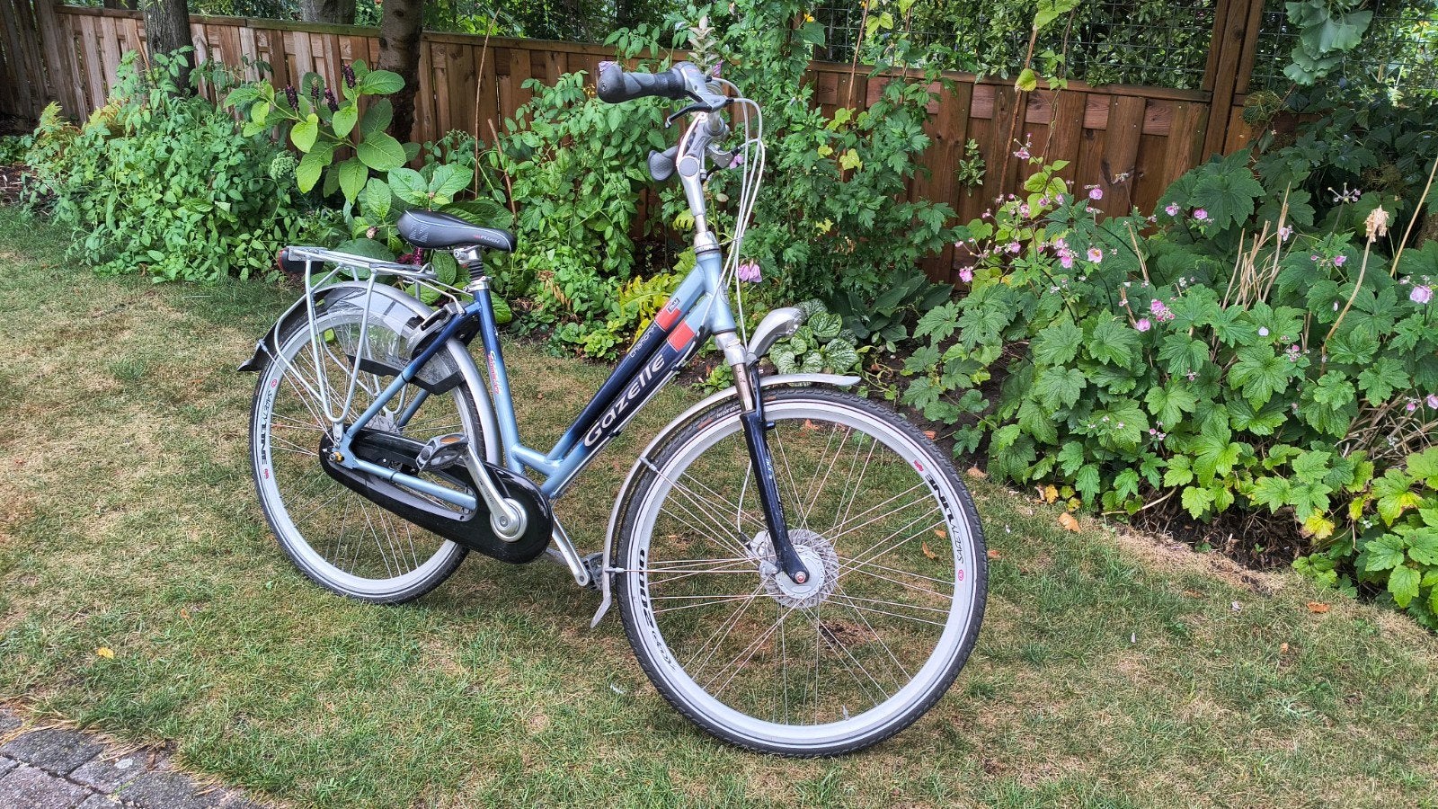 Gazelle Chamonix Damesfiets, Ophalen, Gebruikt, Velgrem, 47 tot 50 cm