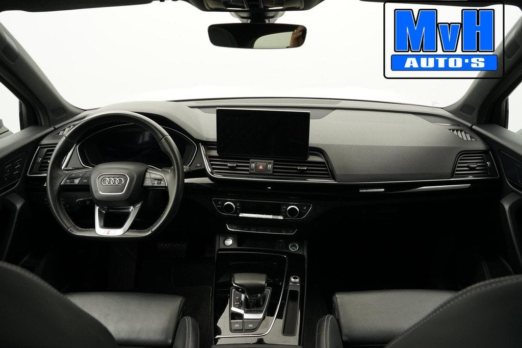 Audi Q5 50 TFSI e S edition|LUCHTVERING|RS-ZETELS|MATRIX|PAN, Automaat, Gebruikt, Zwart, 4 cilinders