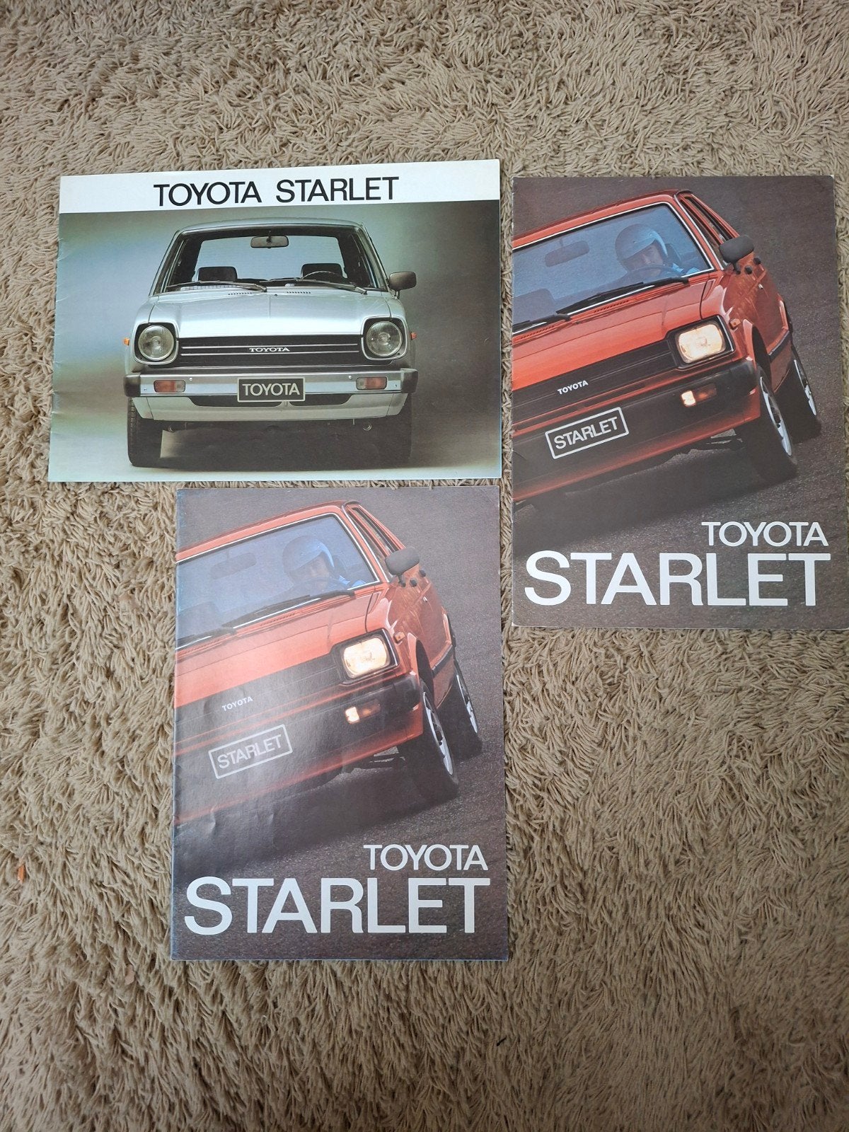 3x Toyota Starlet, Verzenden, Zo goed als nieuw, Toyota