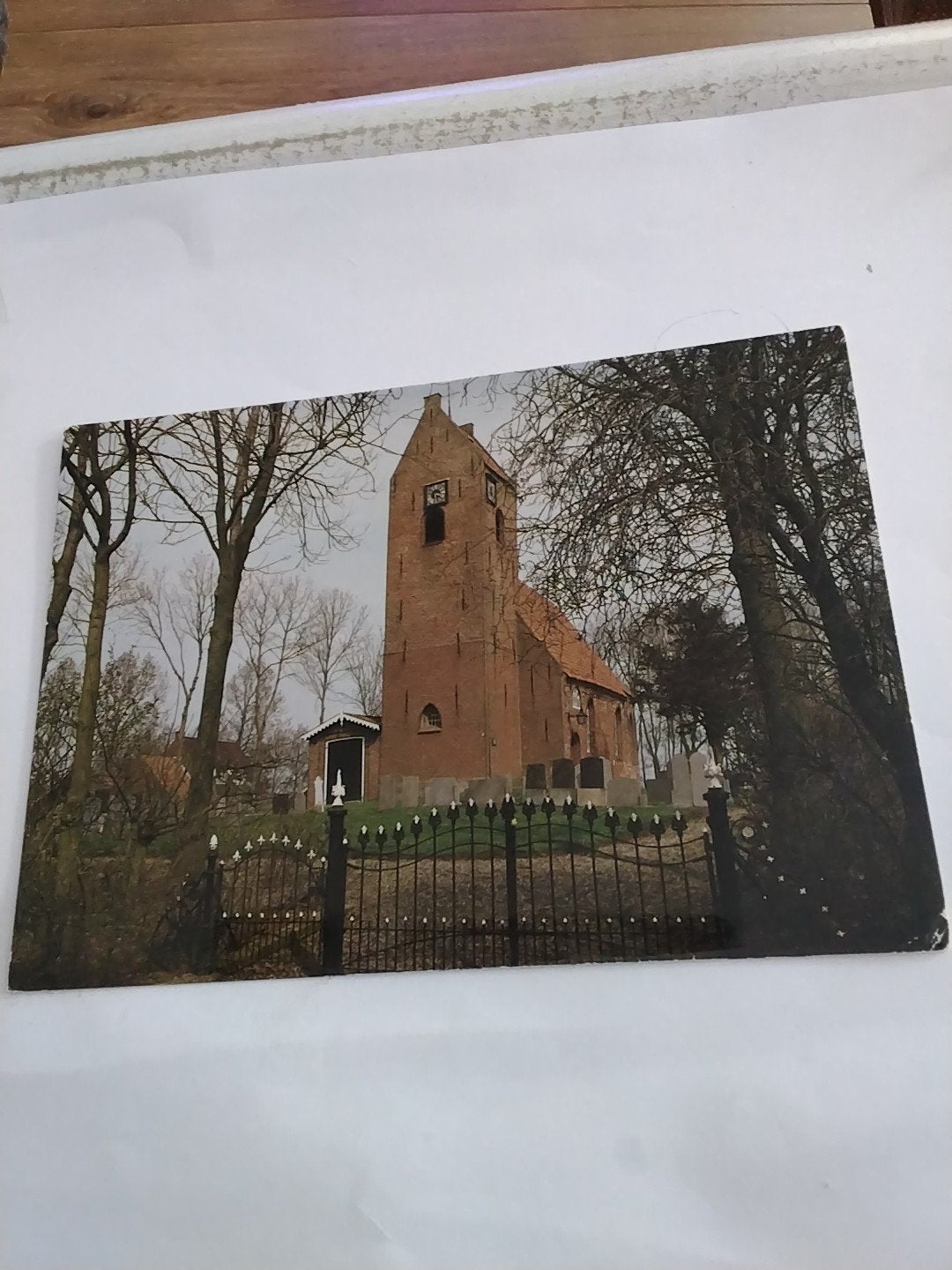 Oude Ansichtkaart Wijns, Ned. Herv. Kerk, Ophalen of Verzenden, Friesland
