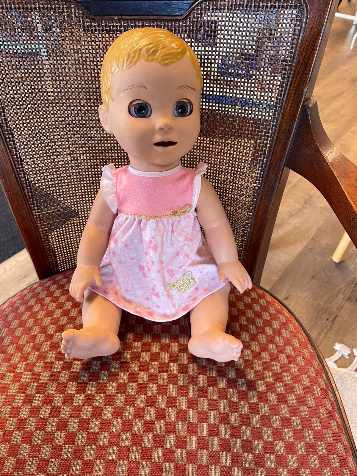 LUVA BELLA babypop met geluid, Kinderen en Baby's, Ophalen of Verzenden, Gebruikt, Babypop