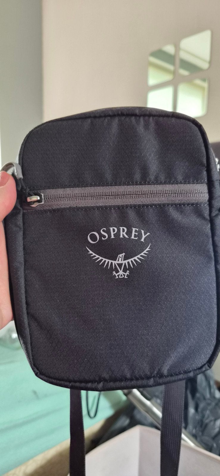 Osprey Schoudertasje Zwart - Compact en Handig, Ophalen of Verzenden, Zo goed als nieuw, Zwart, Overige merken