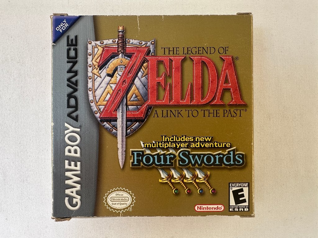 Legend of Zelda A Link Past + Four Swords Box Only USA GBA, Gebruikt, 1 speler, Onbekend, Ophalen of Verzenden