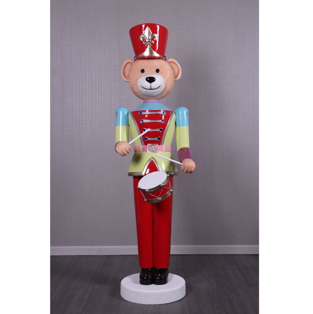 Kerstmis Bear Nutcracker – Notenkraker Hoogte 189 cm, Ophalen, HorecaBeelden, Nieuw, HorecaBeelden