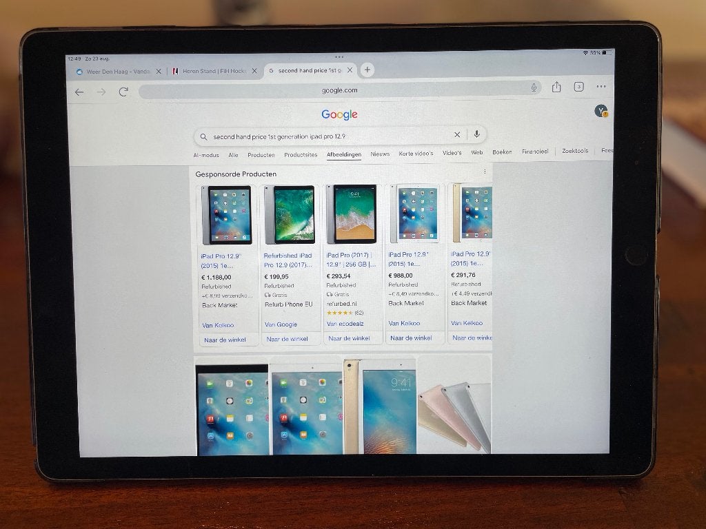 iPad Pro 12.9”, Gebruikt, 32 GB, Zwart, 12 inch