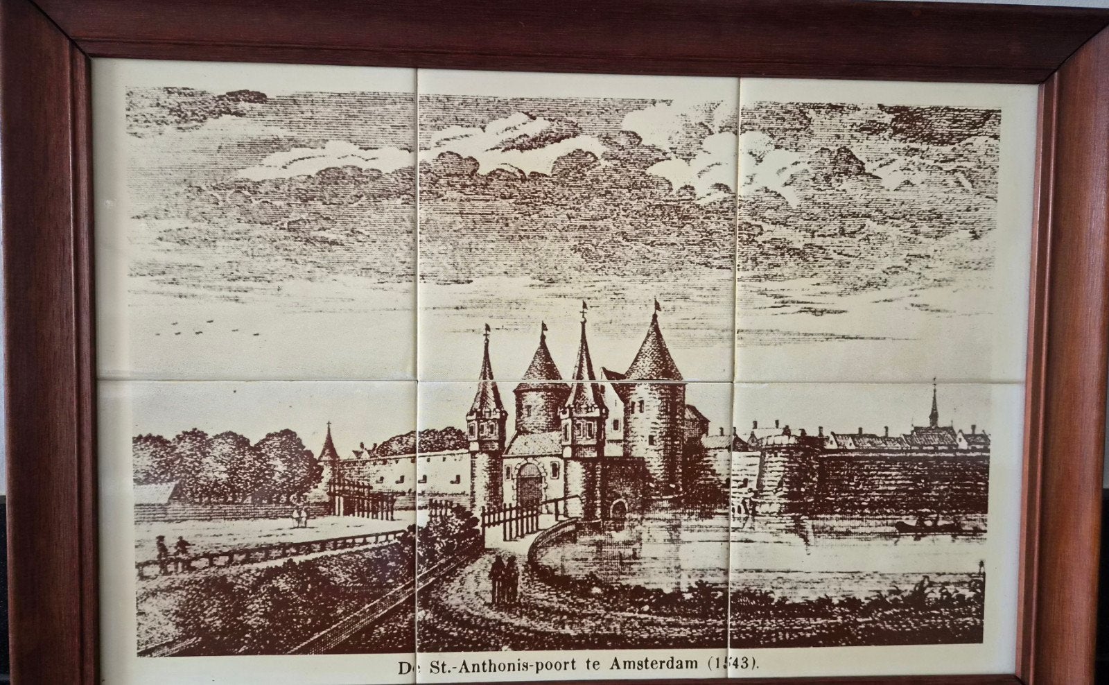 Tegeltableau St. Anthonispoort Amsterdam (1443), Ophalen of Verzenden