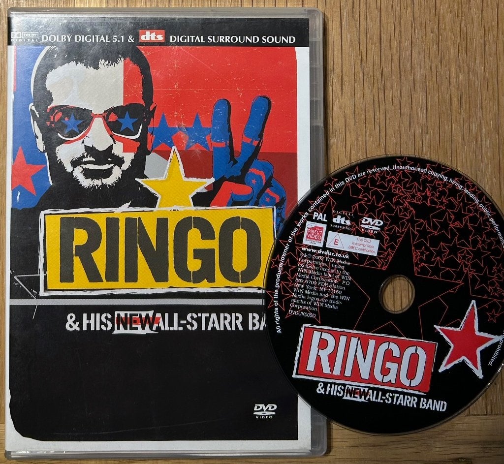 RINGO STARR & HIS NEW ALL-STAR BAND ( DVD ), Vanaf 16 jaar, Ophalen of Verzenden, Zo goed als nieuw