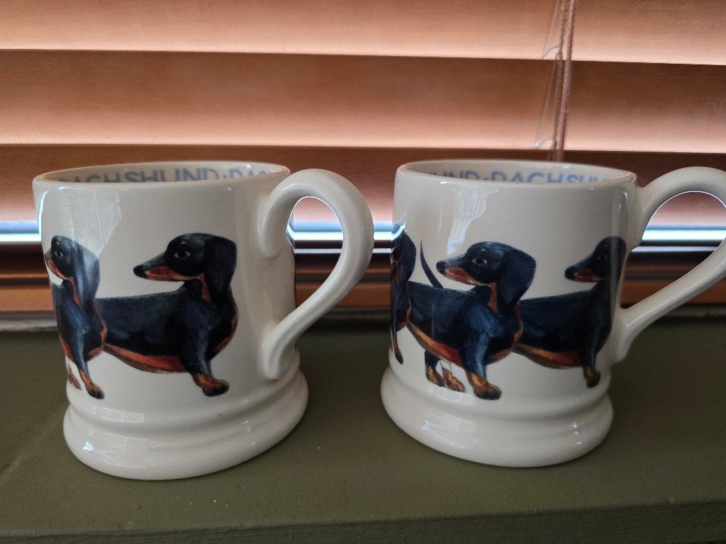 2 Grote mokken Emma Bridgewater, Huis en Inrichting, Ophalen of Verzenden, Zo goed als nieuw, Emma Bridgewater, Overige stijlen