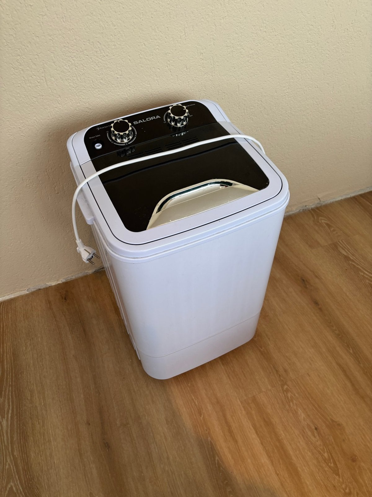 Compacte camping wasmachine met centrifuge - Salora, Witgoed en Apparatuur, Wasmachines, Ophalen, Minder dan 85 cm, Minder dan 4 kg