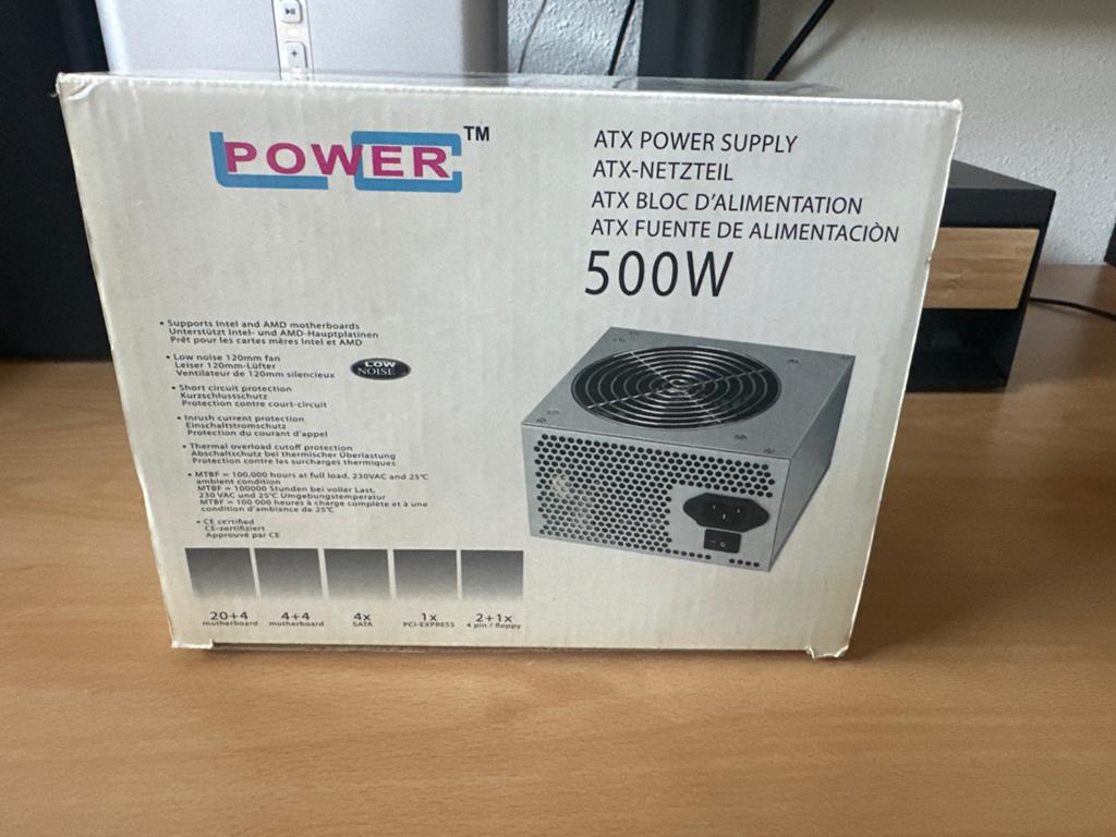 POWER LC500H-12 V2.2 ATX Voeding 500W NIEUW, Ophalen of Verzenden, Zo goed als nieuw