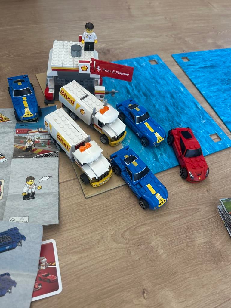 LEGO Shell V-Power Collectie: 40196, 40195, 40191, 40192, Ophalen of Verzenden, Gebruikt, Overige merken