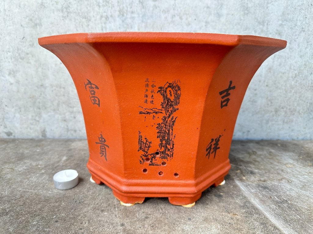 Cascade bonsai schaal pot 33x33x23cm ***, Tuin en Terras, Bloempotten, Ophalen of Verzenden, Zo goed als nieuw, Overige vormen