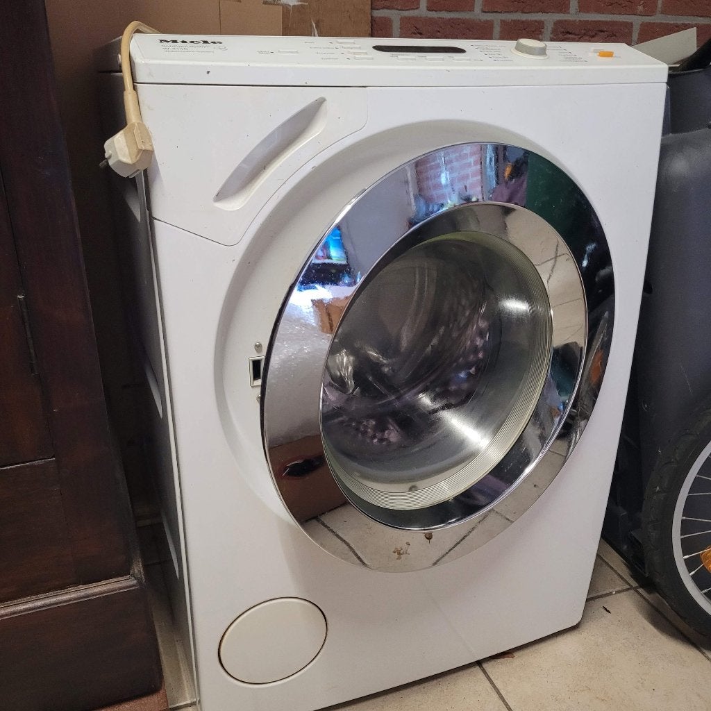 Miele wasmachine, Witgoed en Apparatuur, Wasmachines, Gebruikt, Voorlader, 6 tot 8 kg, 85 tot 90 cm, 1200 tot 1600 toeren, Ophalen of Verzenden