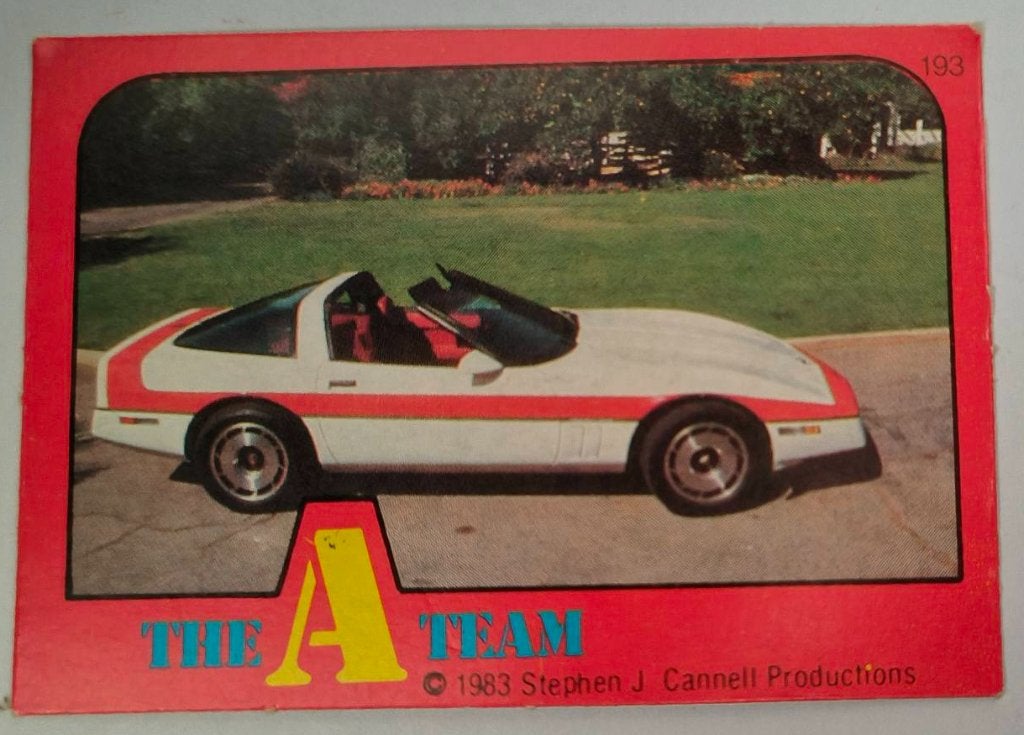 The A-Team Monty Gum 1983 no.193, Verzamelen, Ophalen of Verzenden, Nieuw, Foto of Kaart