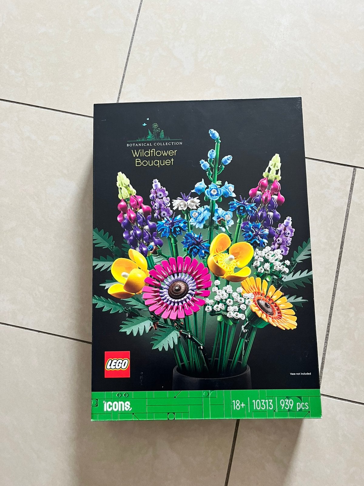 LEGO Icons Wildflower Bouquet 10313 – Compleet met doos, Ophalen, Gebruikt, Lego, Compleet