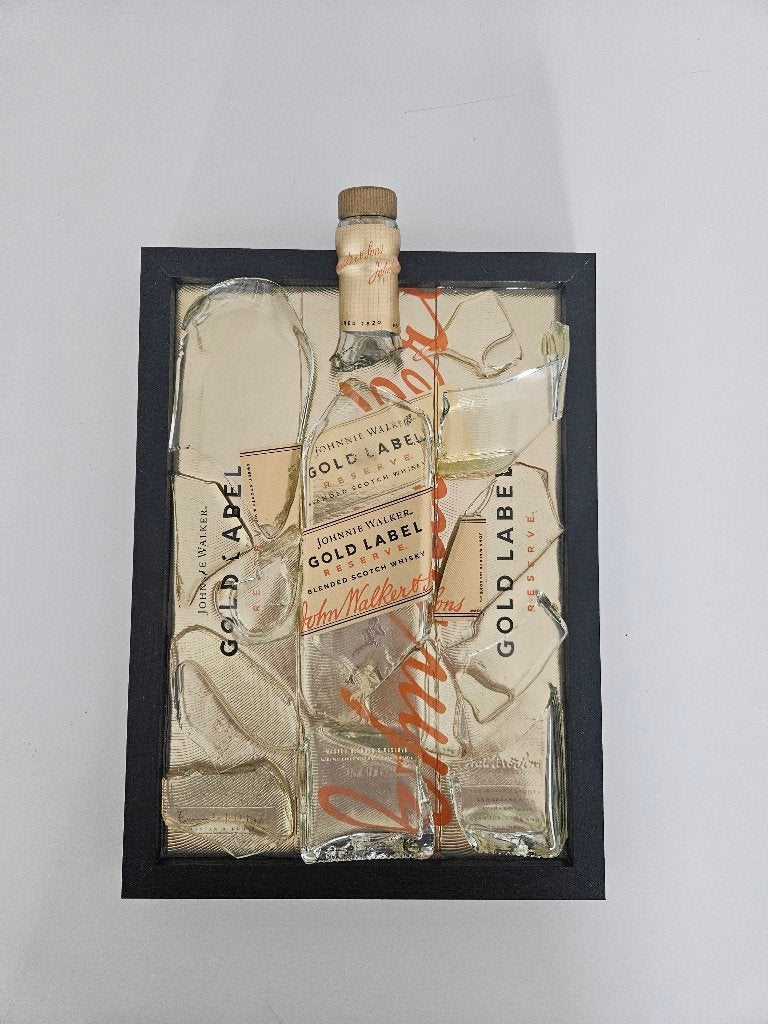 Whisky Wanddecoratie - Handgemaakt van Epoxy, 23 cm, Ophalen of Verzenden, Overige stijlen, 32 cm