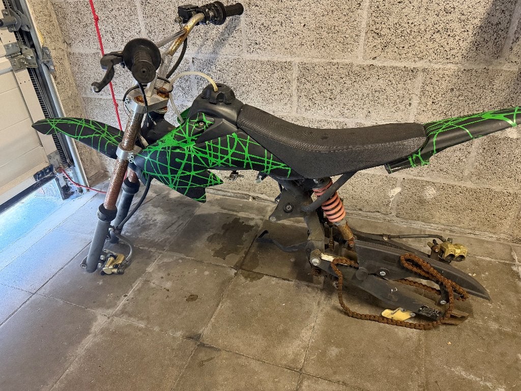 Motor  wielen frame  125cc, Ophalen, Gebruikt, Overige merken