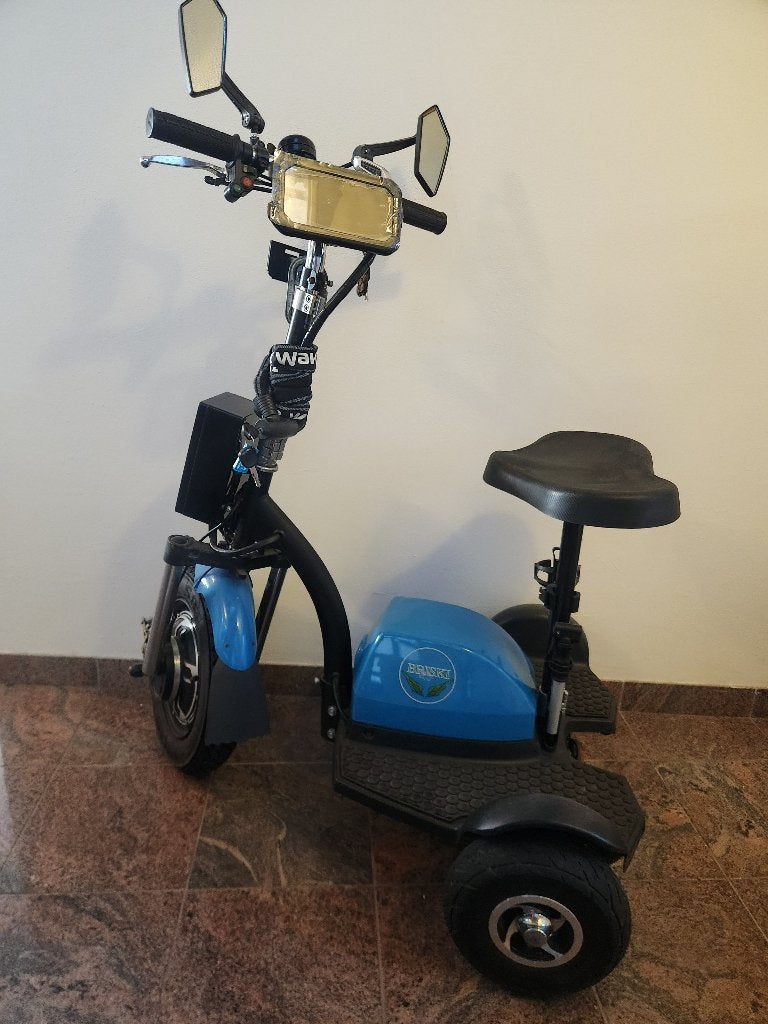 Briski XL scootmobiel / scooter (100km actieradius), Ophalen of Verzenden, Zo goed als nieuw, Briski