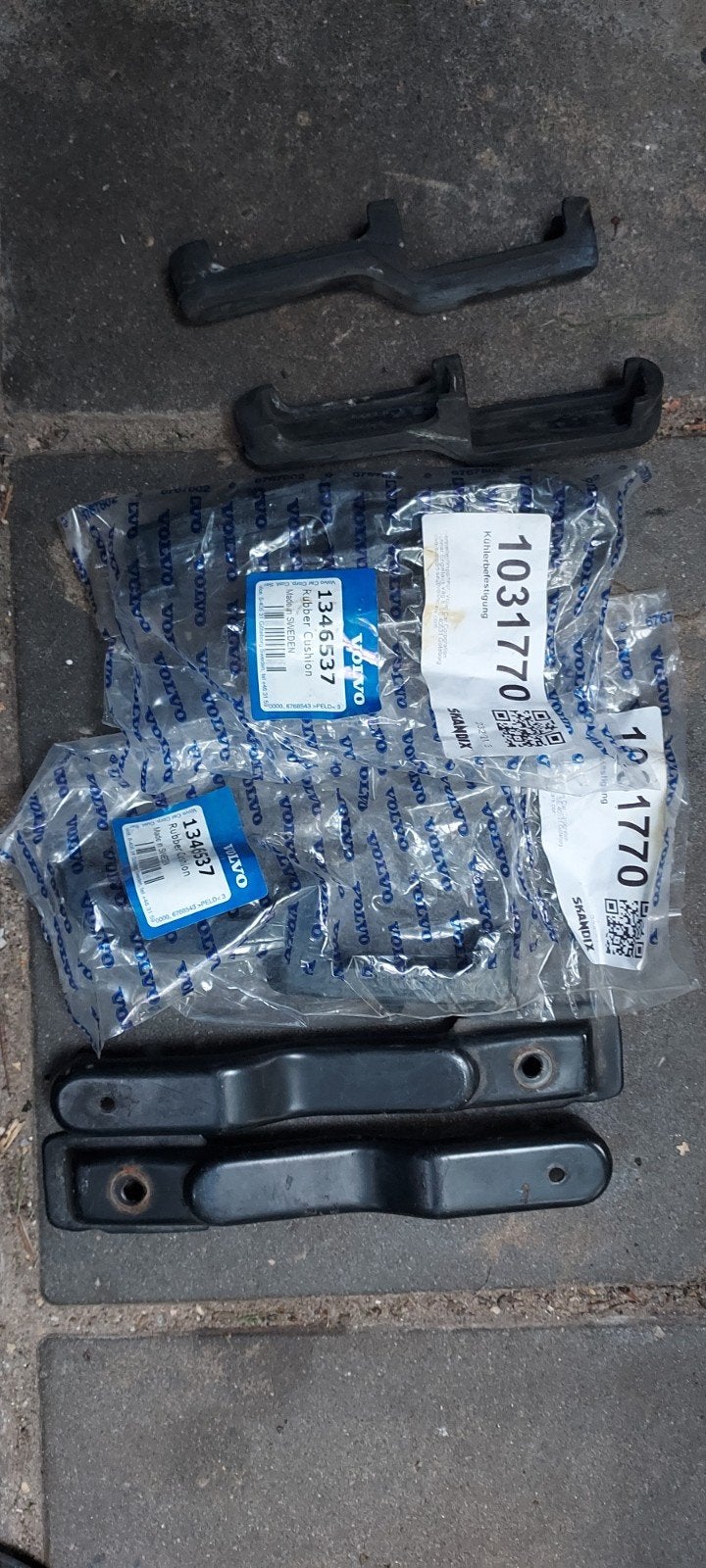 Volvo 740 turbo intercooler beugels, Ophalen of Verzenden, Gebruikt, Volvo