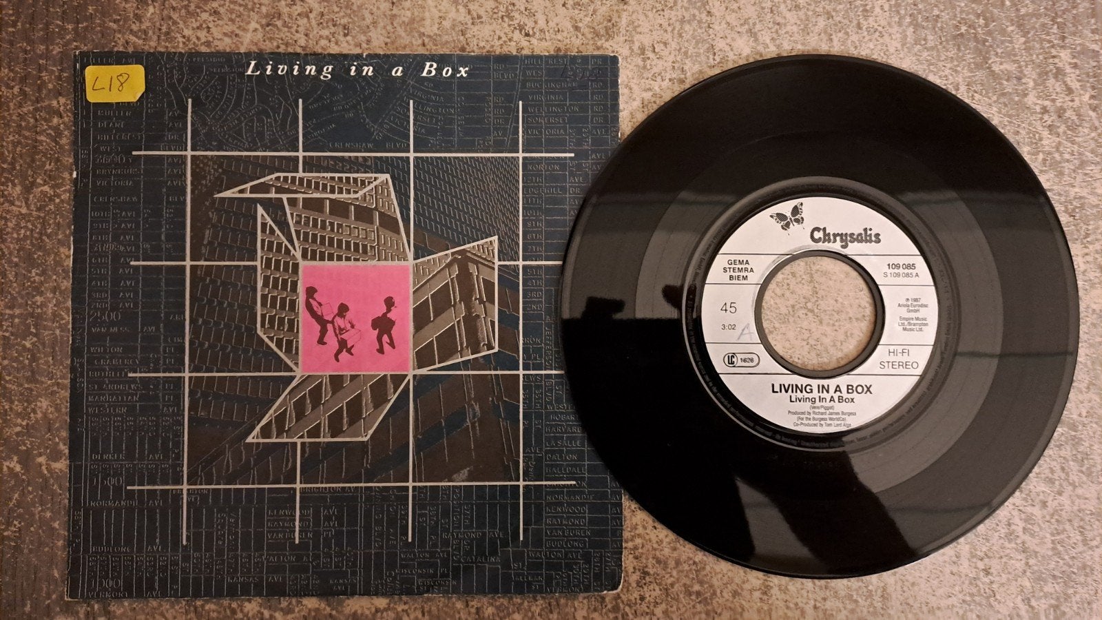 Living in a box  - Living in a box, Cd's en Dvd's, Gebruikt, 7 inch, Pop, Fotohoes