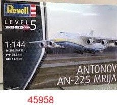 Modelbouw Revell 1:144 Antonov An-225 Mrija 4958 vliegtuig, 1:72 tot 1:144, Revell, Nieuw, Ophalen of Verzenden