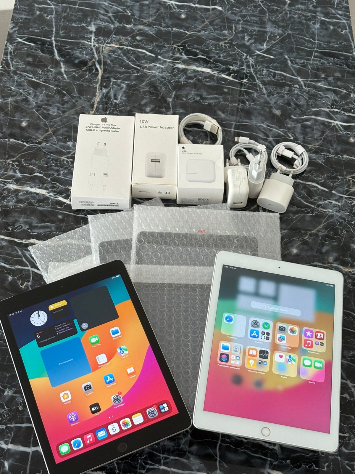 ZO GOED ALS NIEUW !!! Ipad  wifi & simkaart model vanaf 99, 10 inch, Apple iPad, Zwart, Ophalen of Verzenden
