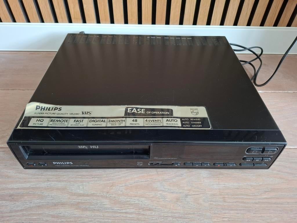 Philips VR 6180 Videorecorder, Audio, Tv en Foto, Videospelers, Ophalen of Verzenden, Gebruikt, VHS-speler of -recorder