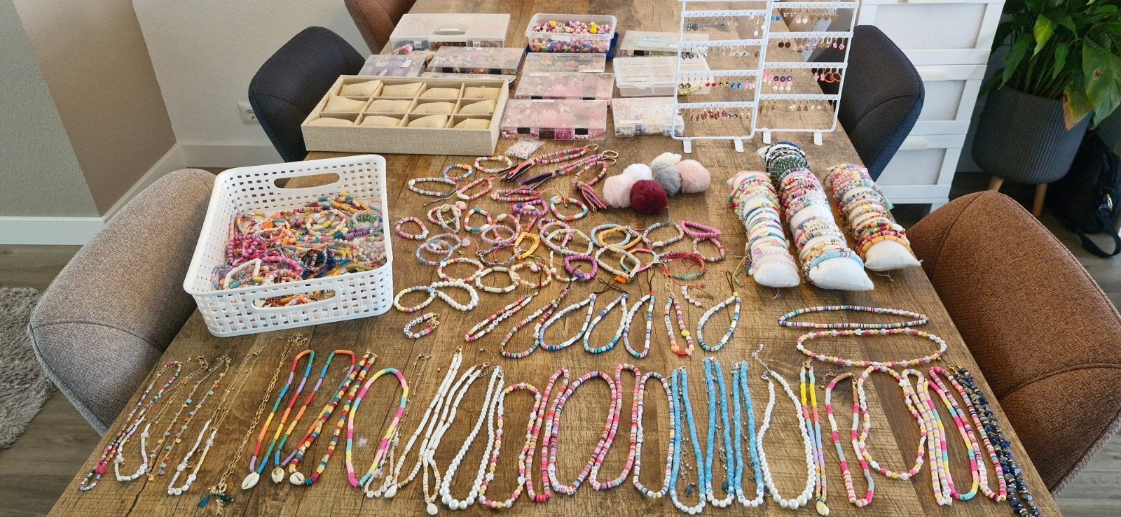 Grote collectie kralen en benodigdheden voor sieraden maken, Ophalen of Verzenden, Nieuw, Overige typen