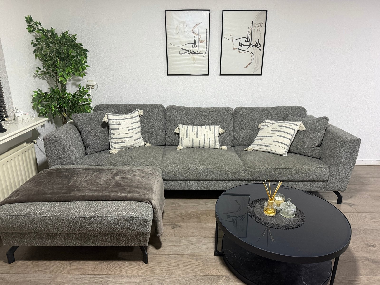Complete woonkamer + eethoek, Ophalen, 250 tot 300 cm, Gebruikt, 125 tot 150 cm
