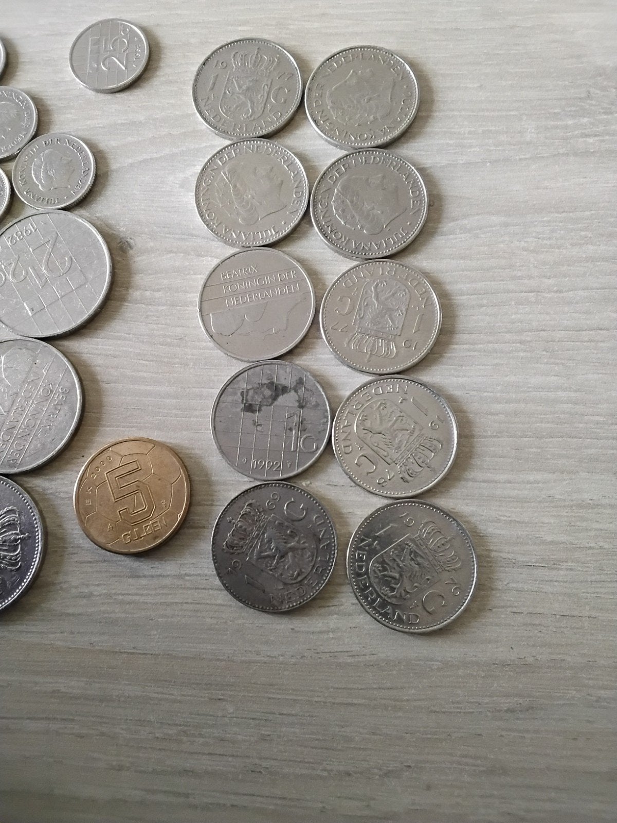 Nederlands  guldens, Ophalen, Koningin Wilhelmina, Overige waardes, Losse munt