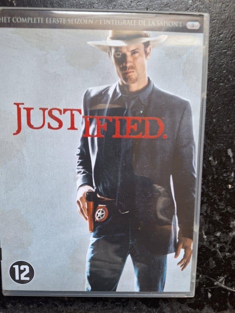 justified 1, Cd's en Dvd's, Dvd's | Tv en Series, Vanaf 9 jaar, Ophalen of Verzenden, Zo goed als nieuw, Drama