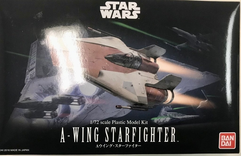 Coelianmodels, BanDai 01210, A-Wing Starfighter, 1/72 €46,99, Hobby en Vrije tijd, Modelbouw | Vliegtuigen en Helikopters, Overige merken